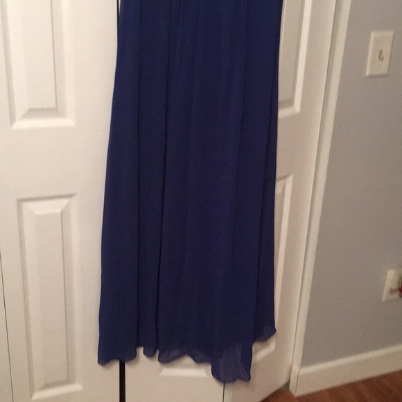 Grecian blue gown - Picture 3 of 5